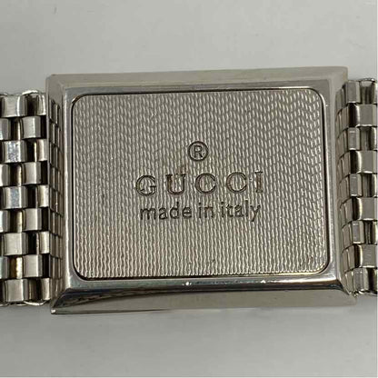 Pre-Owned Gucci Silver Metal Designer Belt