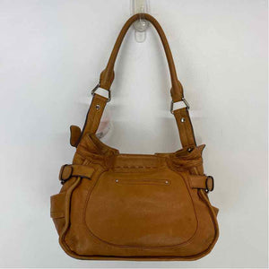 Pre-Owned B Makowski Tan Leather Handbag