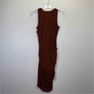 Pre-Owned Size XS Helmut Lang Brown Casual Dress
