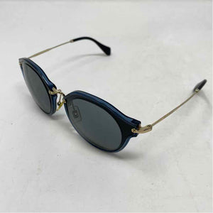 Pre-Owned Mui Mui Black Metal Sunglasses