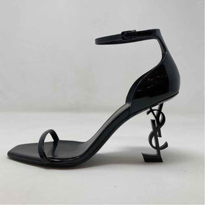 Pre-Owned Saint Laurent Black Patent Shoe Size 8 Designer Shoes