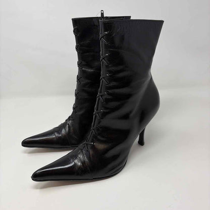 Pre-Owned Shoe Size 9.5 Charles David Black Boots