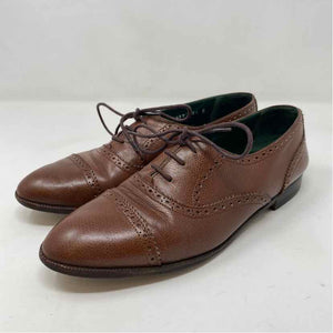 Pre-Owned Gucci Brown Leather Shoe Size 8 Designer Shoes