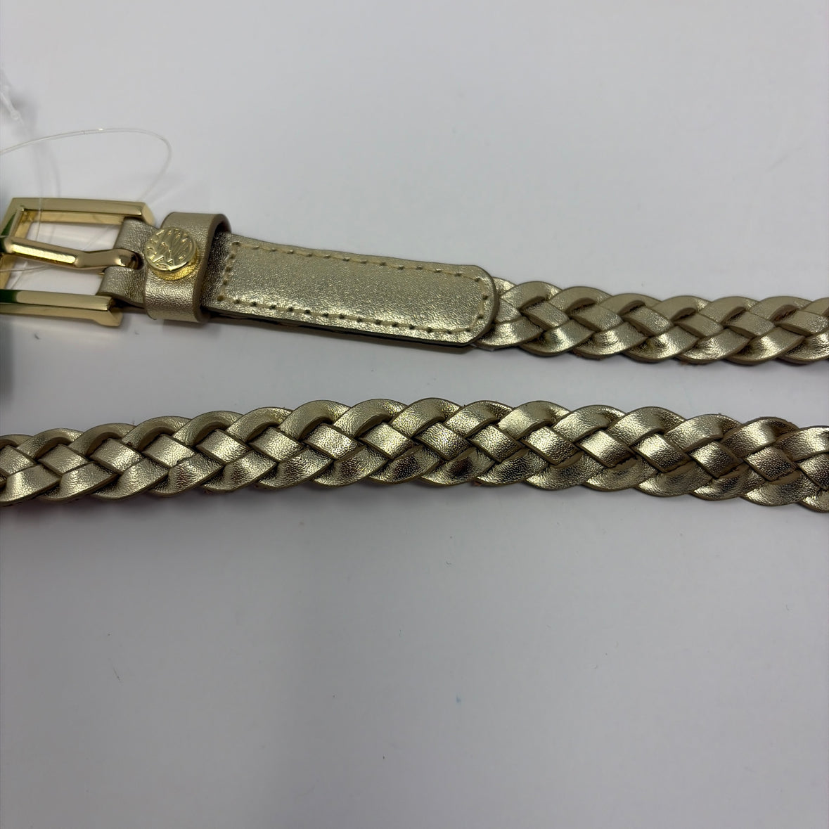 Pre-Owned Lilly Pulitzer Gold Leather Belt