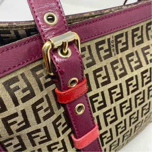 Pre-Owned Fendi Monogram Canvas Handbag