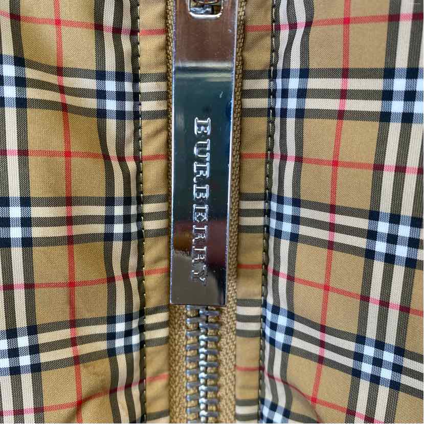 Pre-Owned Burberry Plaid Polyester Women Size S Designer Clothes