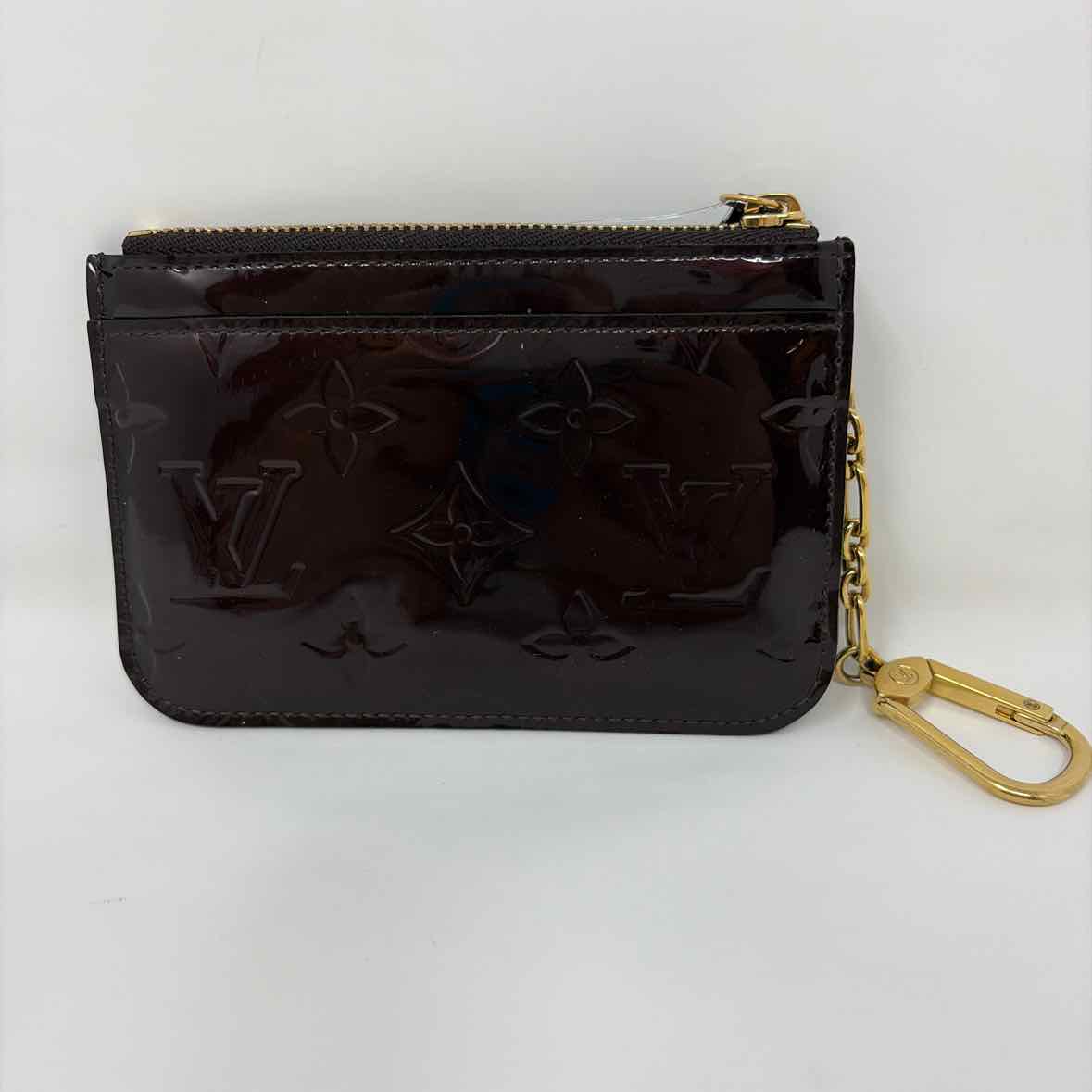Pre-Owned Louis Vuitton Burgundy Patent Designer Wallet