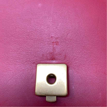 Pre-Owned Gucci Red Leather Designer Handbag