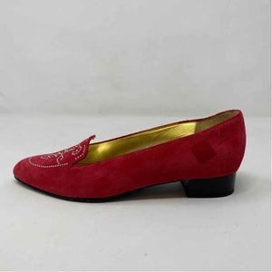 Pre-Owned Shoe Size 8.5 Azuree Red Loafer