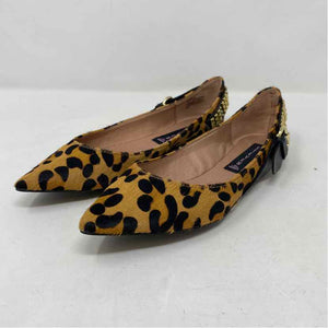 Pre-Owned Shoe Size 8 Steve Madden Leopard Flats