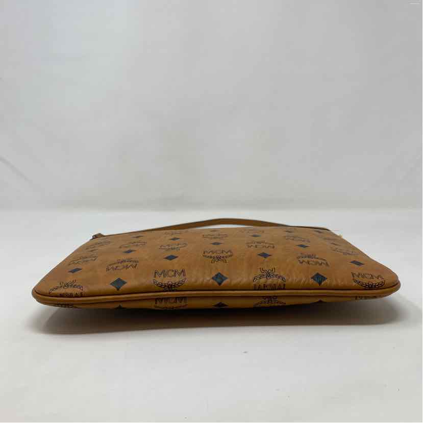 Pre-Owned MCM Cognac Leather Designer Handbag