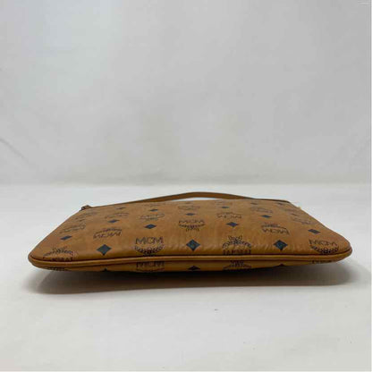 Pre-Owned MCM Cognac Leather Designer Handbag