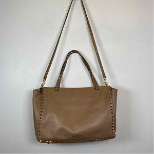 Pre-Owned Valentino Tan Leather Designer Handbag