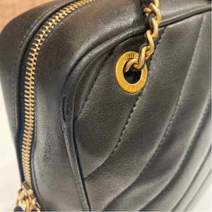 Pre-Owned Chanel Black Leather Designer Handbag