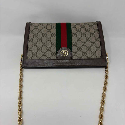 Pre-Owned Gucci Monogram Canvas Designer Handbag