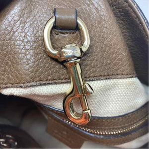 Pre-Owned Gucci Brown Leather Designer Handbag