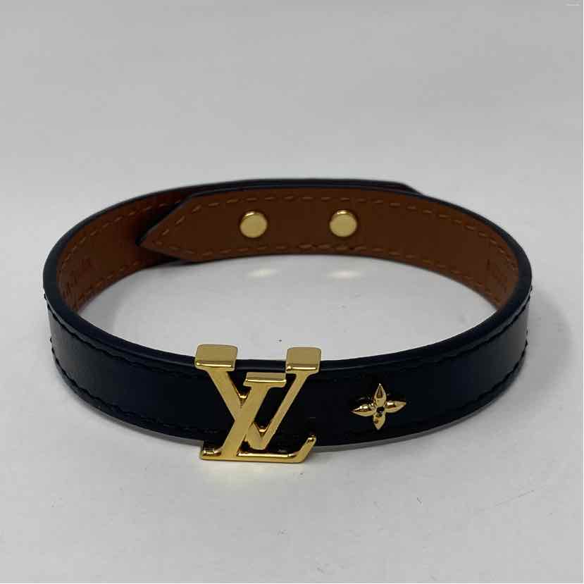 Pre-Owned Louis Vuitton Black Leather Designer Jewelry