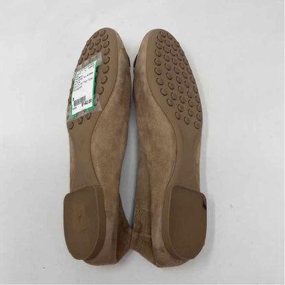 Pre-Owned Shoe Size 8 Tory Burch Tan Flats
