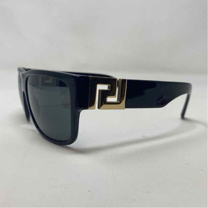 Pre-Owned Versace Black Plastic Designer Sunglasses