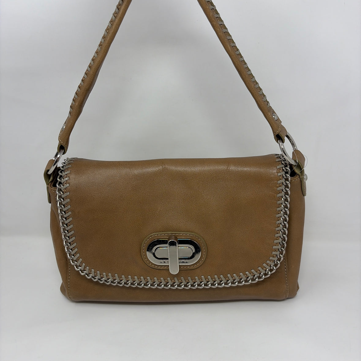 Pre-Owned Anteprima Tan Leather Handbag