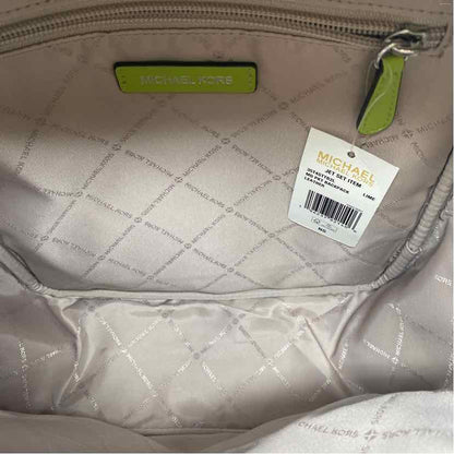 Pre-Owned Michael Kors Lime Green Leather Handbag