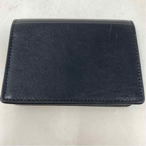 Pre-Owned Alexander McQueen Black Leather Designer Wallet