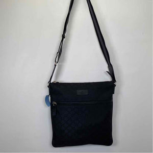 Pre-Owned Gucci Black Nylon Designer Handbag