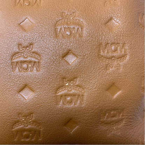 Pre-Owned MCM Cognac Leather Designer Handbag