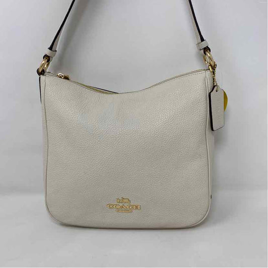 Pre-Owned Coach White Leather Handbag