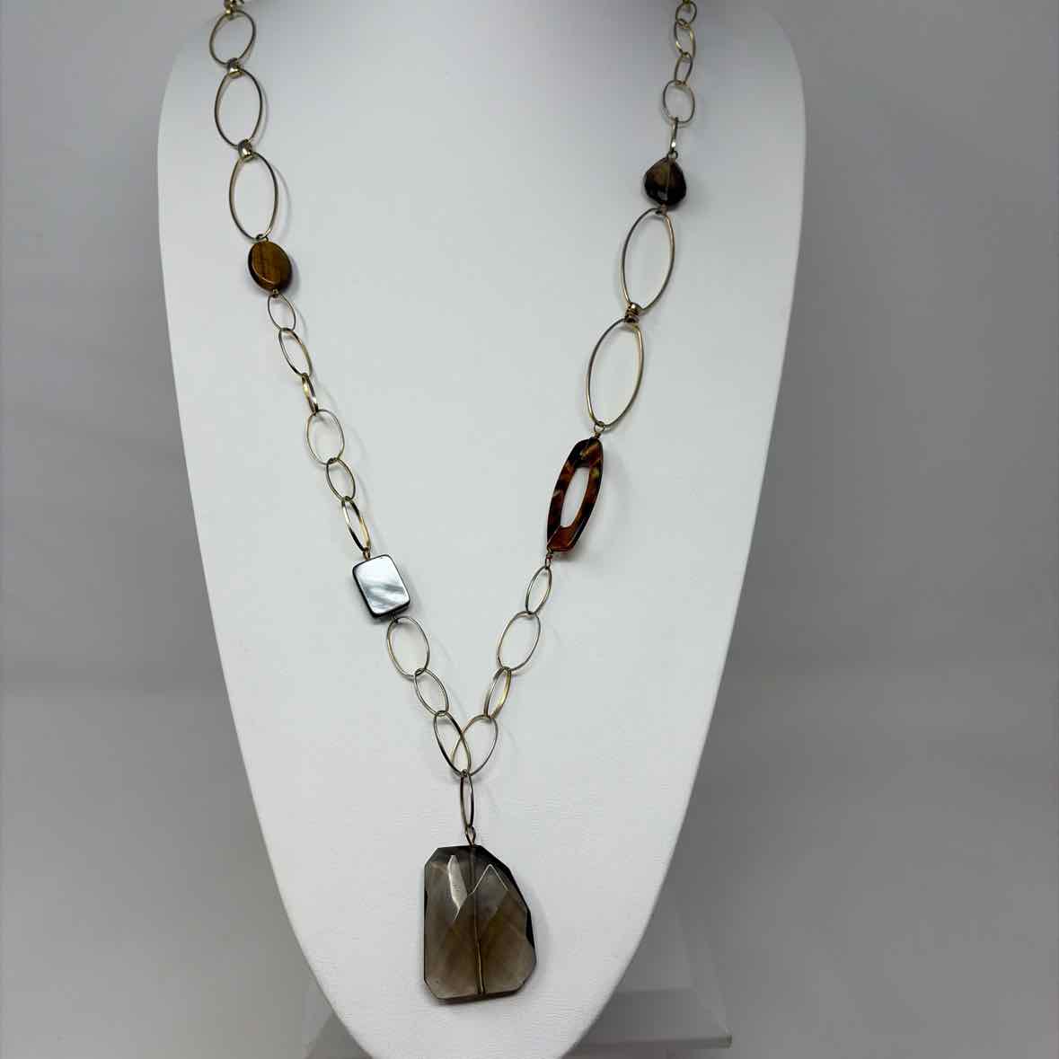 Pre-Owned AV Max Brown Multi Chains Necklace