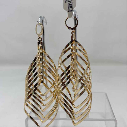 Gold Metal Earrings