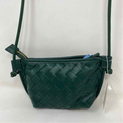 Forest Green faux leather Handbag