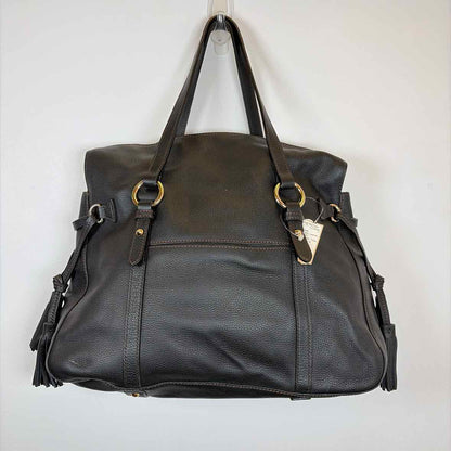 Pre-Owned Dooney & Bourke Black Leather Handbag