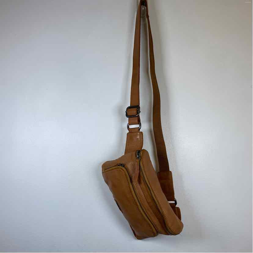 Pre-Owned Spikes & Sparrow Cognac Leather Handbag