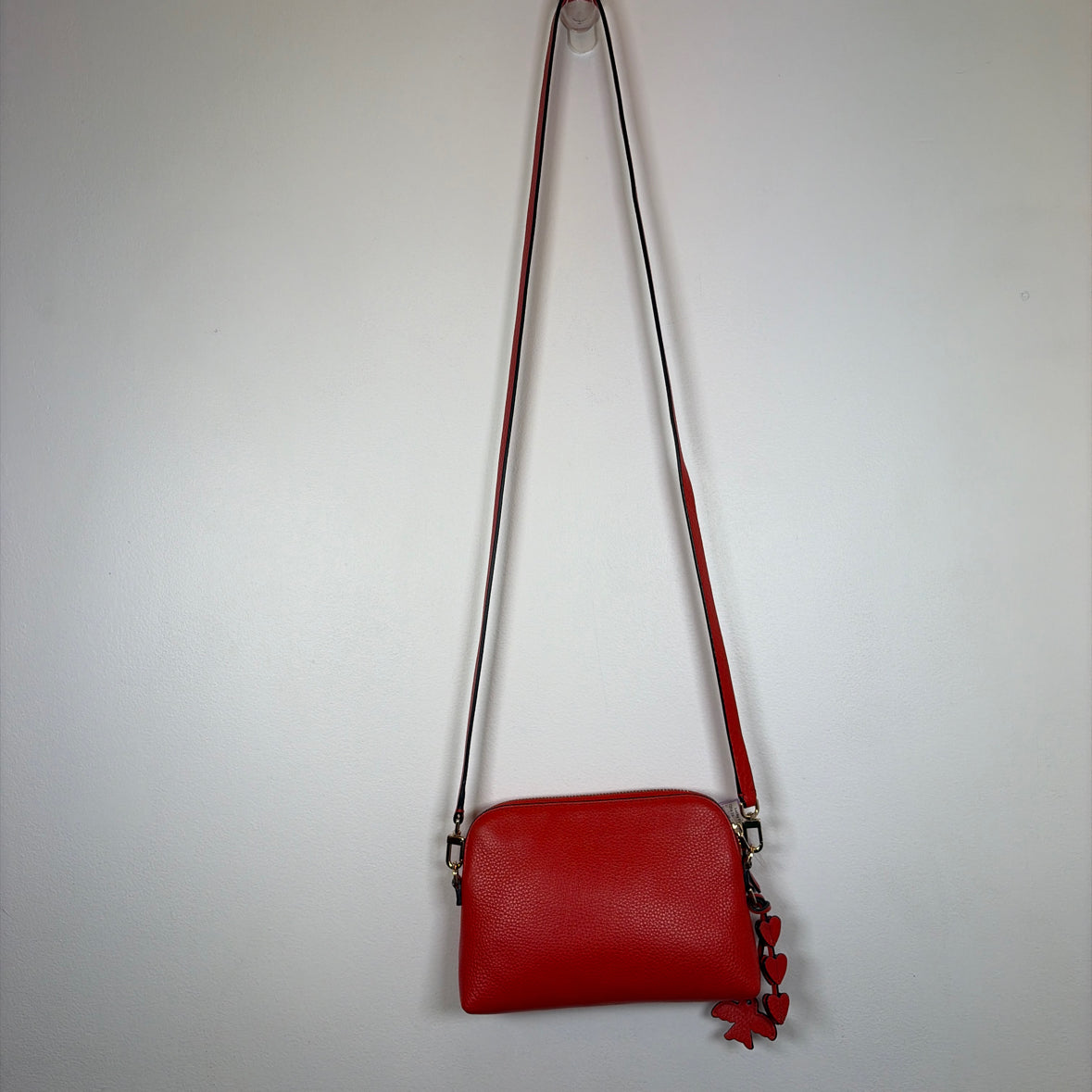 Pre-Owned Tory Burch Red Leather Handbag