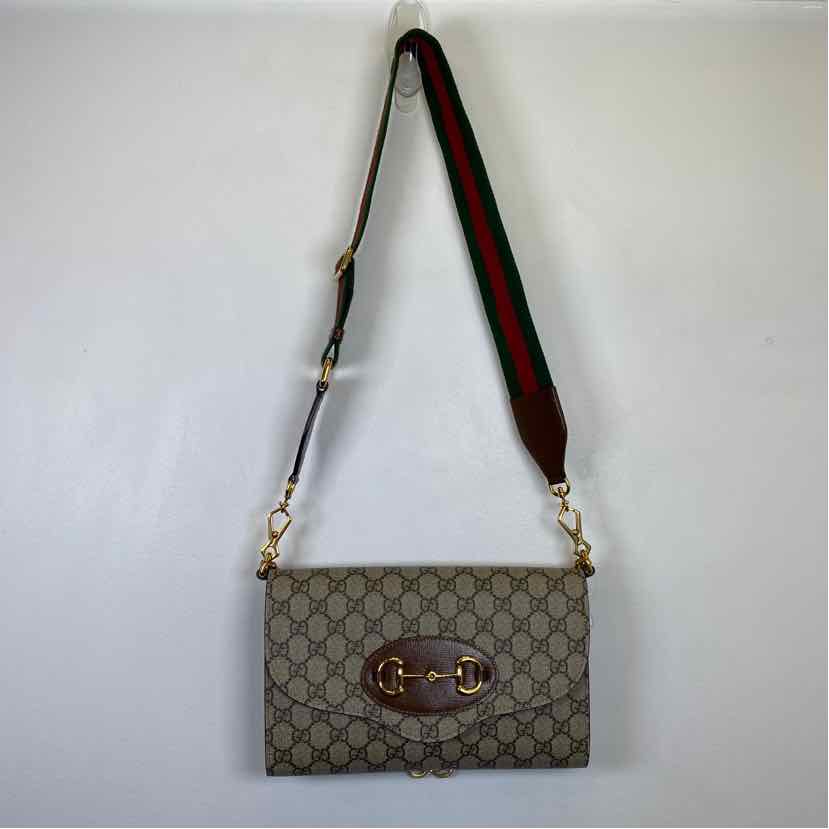 Pre-Owned Gucci Monogram Canvas Designer Handbag