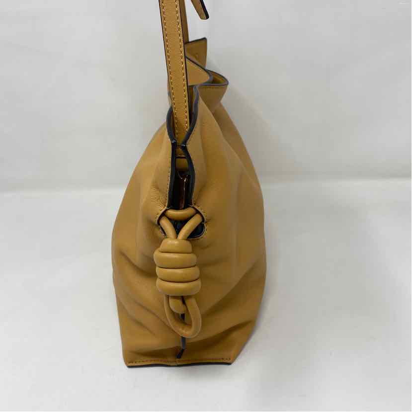 Pre-Owned Loewe Cognac Leather Designer Handbag