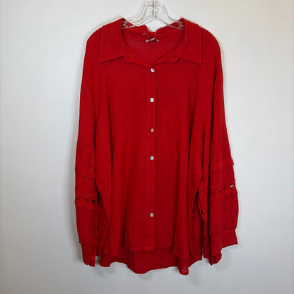 Pre-Owned Size XL Kaktus Red Casual Dress