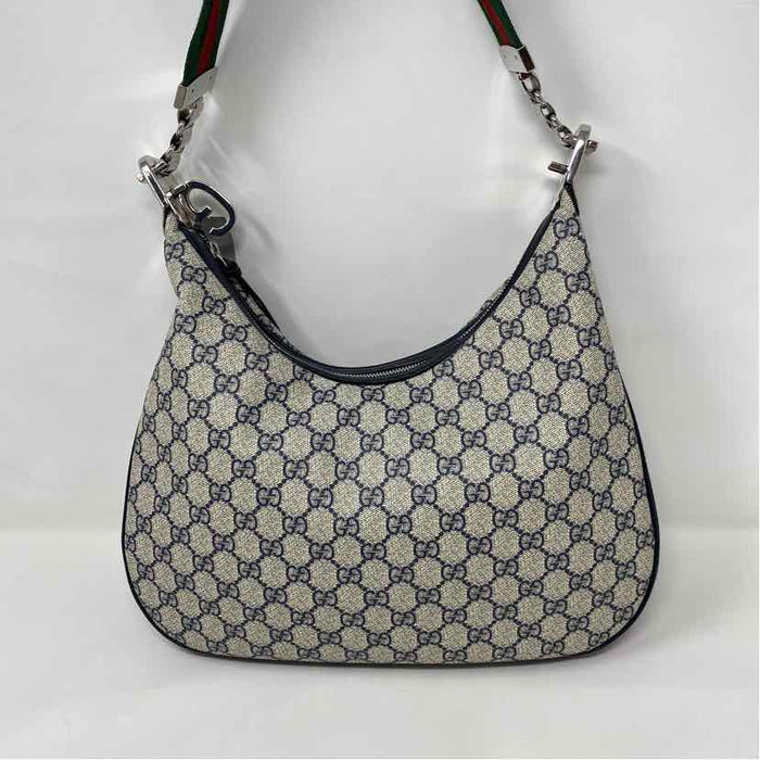 Pre-Owned Gucci Monogram Canvas Designer Handbag