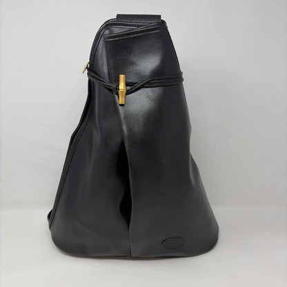 Pre-Owned Longchamp Black Leather Handbag