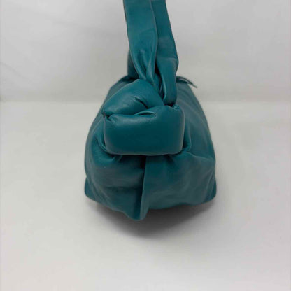 Pre-Owned Bottega Veneta Teal Leather Designer Handbag