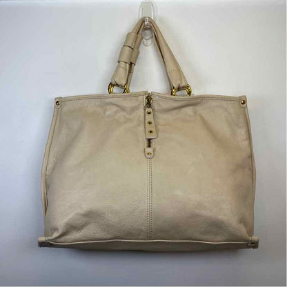Pre-Owned Laura Di Maggio Cream Multi Leather Handbag