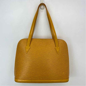 Pre-Owned Louis Vuitton Yellow Leather Designer Handbag