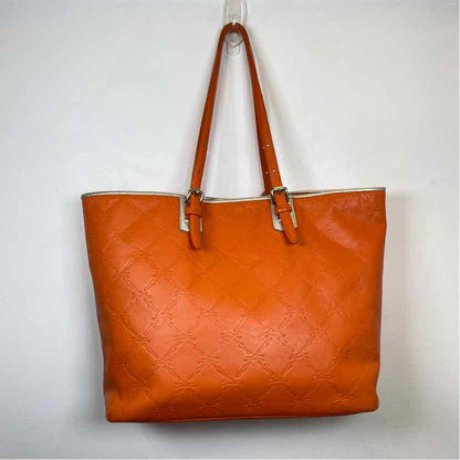 Pre-Owned Longchamp Orange Leather Handbag