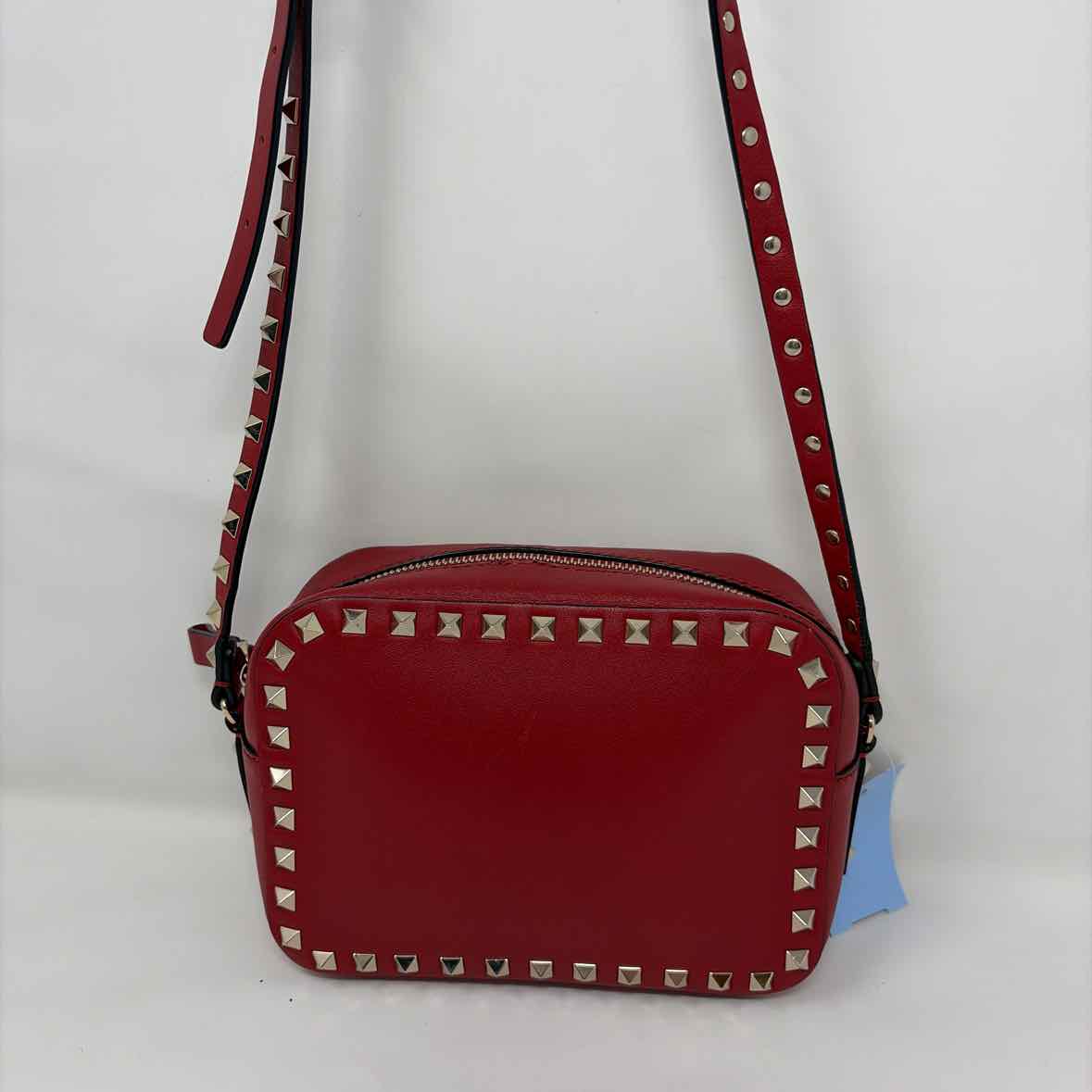 Pre-Owned Valentino Red Leather Designer Handbag