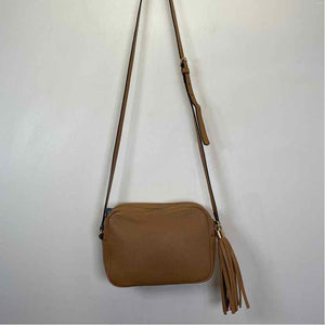 Pre-Owned Gucci Tan Leather Designer Handbag