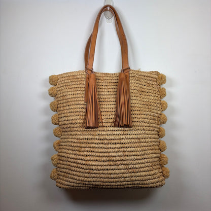 Pre-Owned Loeffler Randall Tan Woven Handbag