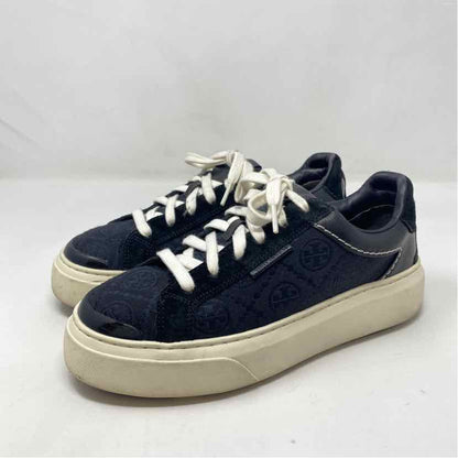 Pre-Owned Shoe Size 7 Tory Burch Black Sneaker