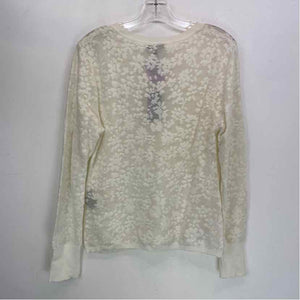 Pre-Owned Size L Rag & Bone White Floral Top