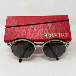 Pre-Owned Caviar Gold Metal Sunglasses